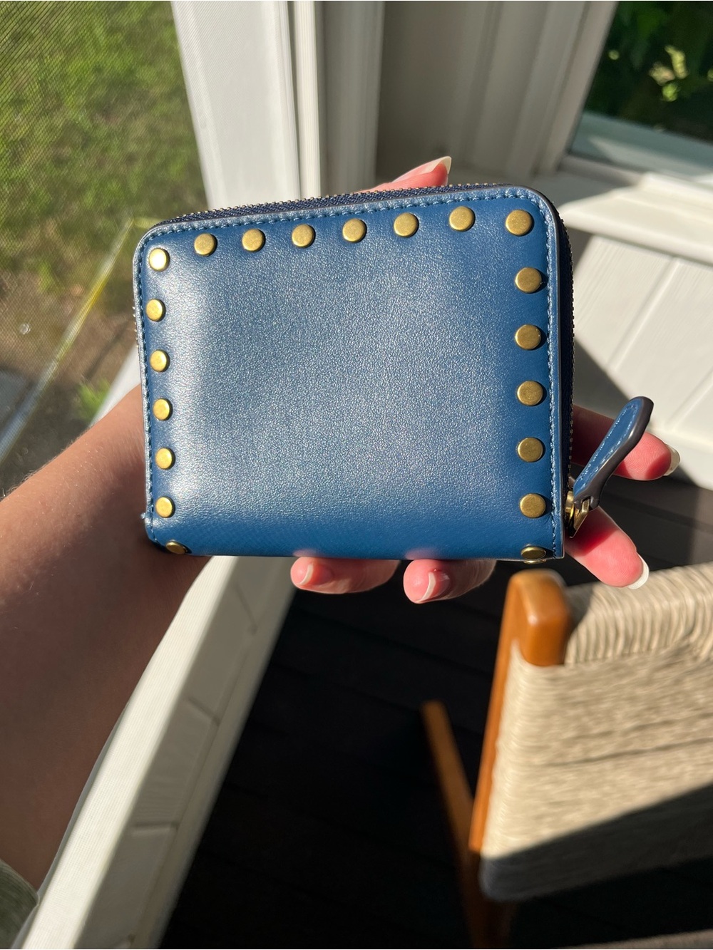 Coach Billfold Wallet With Rivets - Picture 5 of 8